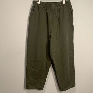 Bobbie Brooks inseam 25 inches olive elastic waist size 20WP